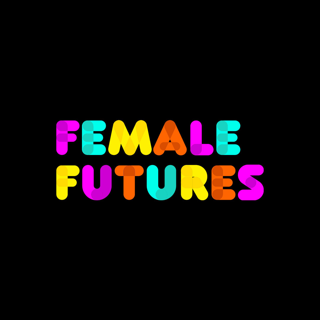 Female Futures Logo. Female Futures is supported by Vichealth.